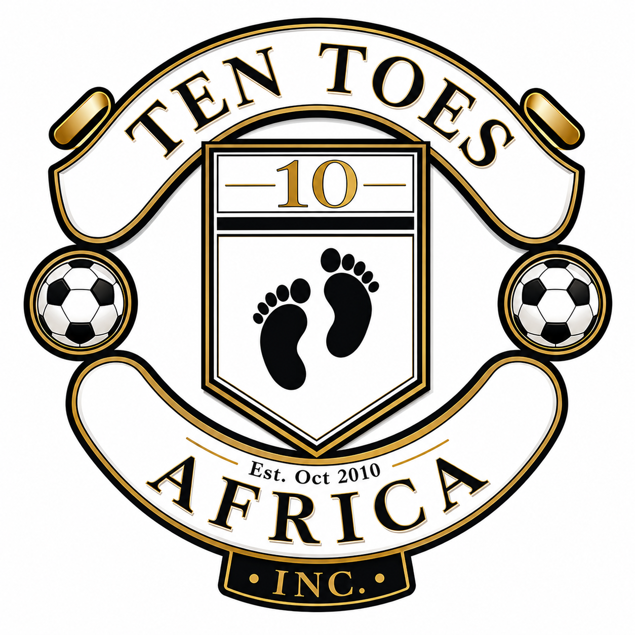 Ten Toes Africa logo